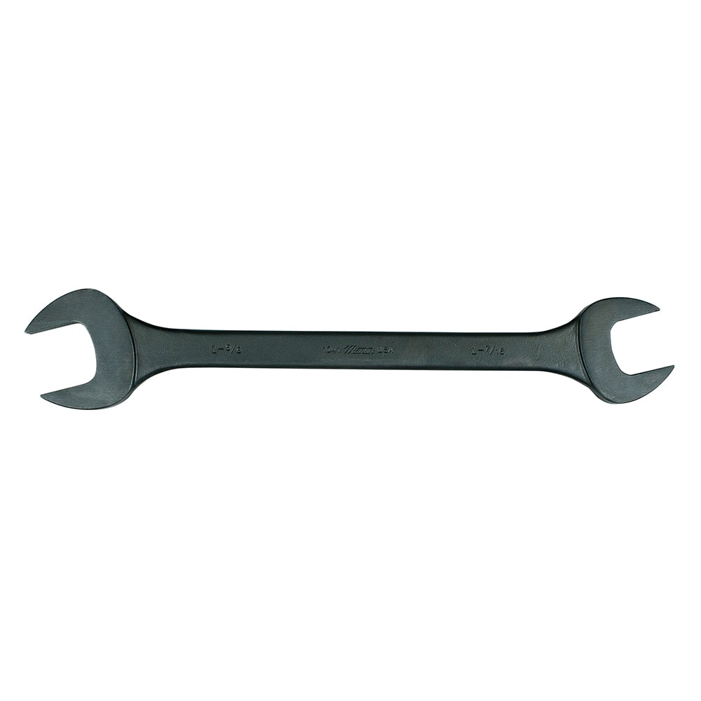 Martin Tools - Open End Wrenches; Wrench Type: Open End Wrench ; Tool Type: Dbl Open End Wrench ; Size (Inch): 11/16 x 7/8 ; Finish/Coating: Black Oxide ; Head Type: Open End ; Overall Length (Inch): 8-1/2 - Exact Industrial Supply