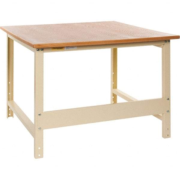 Value Collection - 48 Wide x 48" Deep x 33" High, Hardboard Workbench - Comfort Edge - Caliber Tooling