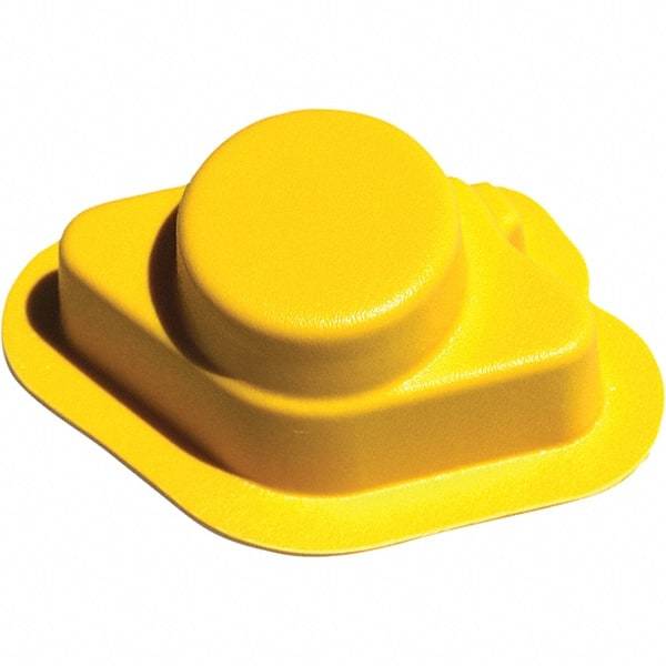 Made in USA - Flame Retardent ABS Housing Plastic Bearing Flange Mount - 2-11/16" Wide x 2-7/8" Outside Diam - Caliber Tooling