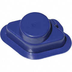 Made in USA - Flame Retardent ABS Housing Plastic Bearing Flange Mount - 6" Wide x 6-1/8" Outside Diam - Caliber Tooling