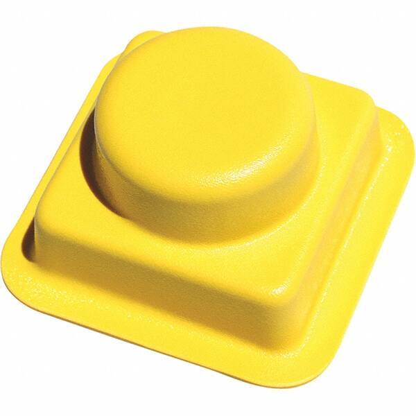 Made in USA - Flame Retardent ABS Housing Plastic Bearing Flange Mount - 3-1/4" Wide x 3-7/16" Outside Diam - Caliber Tooling