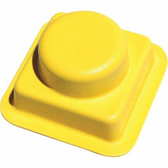 Made in USA - Flame Retardent ABS Housing Plastic Bearing Flange Mount - 4-3/8" Wide x 4-9/16" Outside Diam - Caliber Tooling