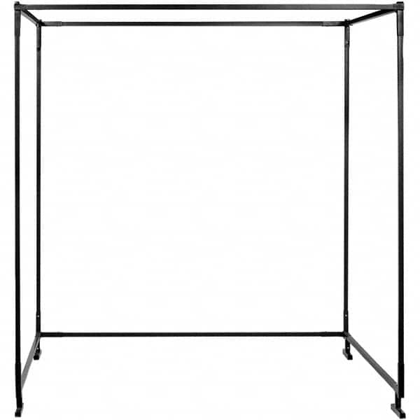 Steiner - 6' High x 6' Wide, Black Welding Screen Frame - Use with Protect-O-Screen HD Welding Booth - Caliber Tooling