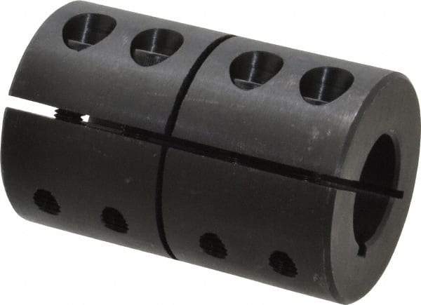 Climax Metal Products - 7/8" Bore, Steel, One Piece Clamping Shaft Collar - 1-7/8" Outside Diam, 2-7/8" Wide - Caliber Tooling