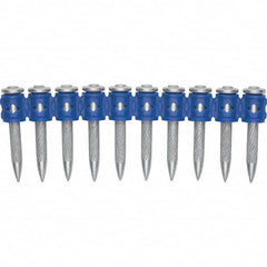 Powder Actuated Pins & Threaded Studs; Type: Drive Pin; Shank Length (Inch): 2; Shank Diameter (Decimal Inch): 2.0000; Head Diameter (mm): 8.000; Material: Steel; Thread Length (Inch): 0; Finish/Coating: Zinc; Material Application: Concrete