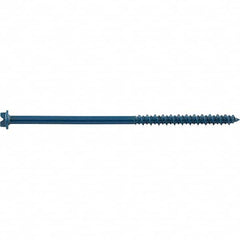 DeWALT Anchors & Fasteners - 3/16" Diam, 1-3/4 Length Under Head, Hex Drive Concrete Screw & Masonry Fastener - Caliber Tooling