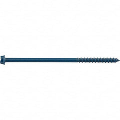 1/4″ Diam, 6 Length Under Head, Hex Drive Concrete Screw & Masonry Fastener Carbon Steel, Blue StalGard Finish