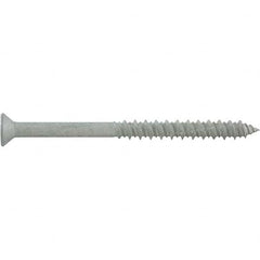 DeWALT Anchors & Fasteners - 1/4" Diam, 4 Overall Length, Phillips Drive Concrete Screw & Masonry Fastener - Caliber Tooling