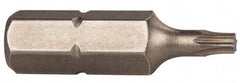 Wiha - 1/4" Drive T8 Torx Screwdriver Bit - 1" OAL, Power Bit - Caliber Tooling