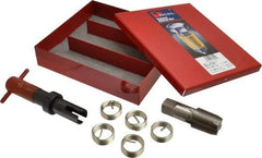 Recoil - 5 Inserts, 3/4-14, 3/4-14 NPT, Thread Repair Kit - 0.553" Insert Length - Exact Industrial Supply