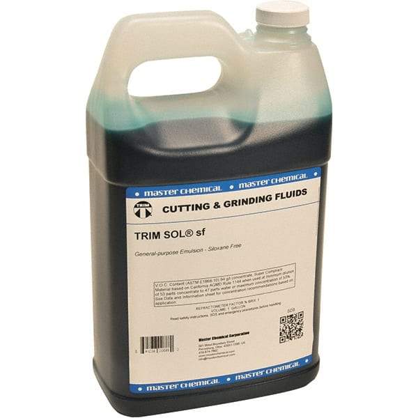 Master Fluid Solutions - 1 Gal Jug Cutting & Grinding Fluid - Liquid - Caliber Tooling