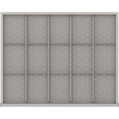 LISTA - 15-Compartment Drawer Divider Layout for 3.15" High Drawers - Caliber Tooling