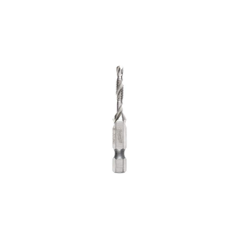 Combination Drill & Taps; Thread Size (mm): 8-32 in; Thread Size (Inch): 8-32 in; 8-32; Drill Size (Inch): 1/4; Class of Fit: Medium; Number of Flutes: 2.0; Overall Length (Inch): 2.0300 in; 2.0300; Threads Per Inch: 32; Drill Size: 1/4 in; Split Drill Po