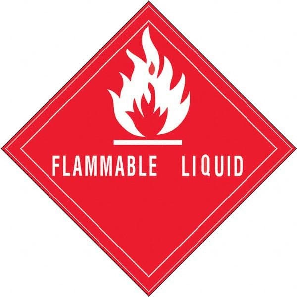 Tape Logic - Shipping Label, Header: Flammable Warning - Caliber Tooling