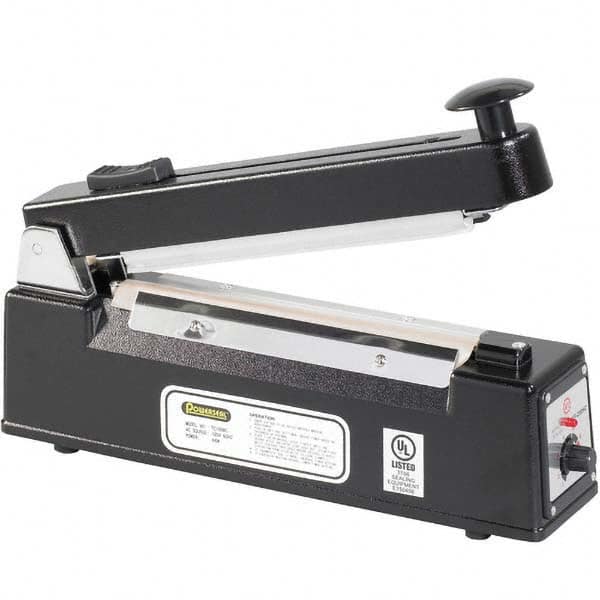 Value Collection - Polybag & Impulse Sealers Type: Table Top Thermal Impulse Sealer w/Cutter Maximum Seal Size: 8 (Inch) - Caliber Tooling