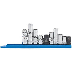 GEARWRENCH - Socket Sets Measurement Type: Metric Drive Size: 1/4, 3/8 - Caliber Tooling