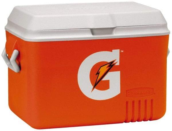 Gatorade - 48 Qt Ice Chest - Plastic, Orange/White - Caliber Tooling