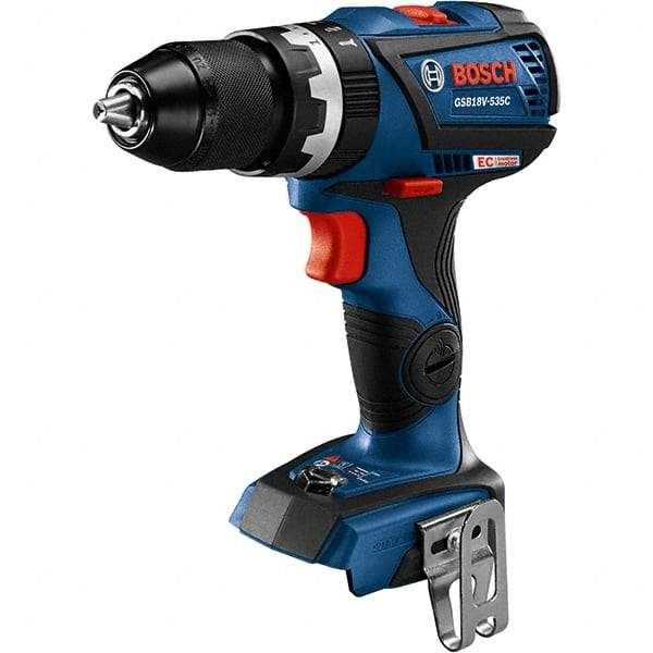 Bosch - 18 Volt 1/2" Keyless Chuck Cordless Hammer Drill - 0 to 28,500 BPM, 0 to 600 & 0 to 1,900 RPM, Reversible - Caliber Tooling