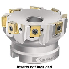 Kennametal - Indexable Square-Shoulder Face Mills Cutting Diameter (mm): 80.00 Cutting Diameter (Decimal Inch): 3.1496 - Caliber Tooling