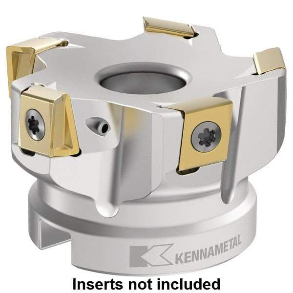 Kennametal - Indexable Square-Shoulder Face Mills Cutting Diameter (Inch): 2-1/2 Cutting Diameter (Decimal Inch): 2.5000 - Caliber Tooling