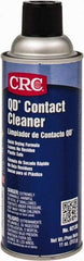 CRC - 11 Ounce Aerosol Contact Cleaner - 0°F Flash Point, 22,600 Volt Dielectric Strength, Flammable, Food Grade, Plastic Safe - Caliber Tooling