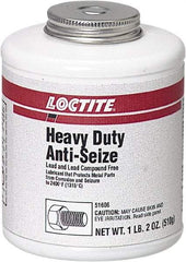 Loctite - 1.2 Lb Brush Top Anti-Seize Lubricant - Graphite, 2,400°F, Black - Caliber Tooling