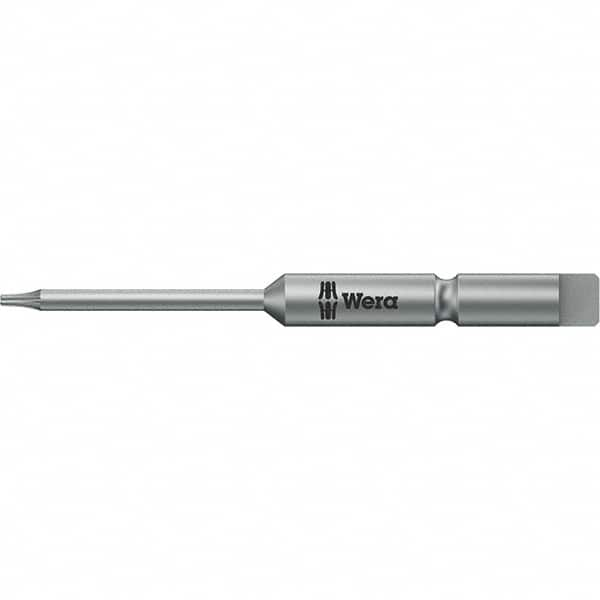 Wera - 4mm Drive IPR1 Tamperproof Torx Screwdriver Bit - 44mm OAL, Power Bit - Caliber Tooling