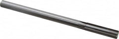 Made in USA - 0.617" Carbide-Tipped 6 Flute Chucking Reamer - Straight Flute, 9/16" Straight Shank, 2-1/4" Flute Length, 9" OAL - Caliber Tooling