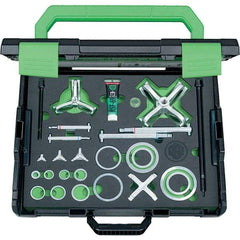 KUKKO - 38 Piece, 3/8 to 3-7/8" Spread, Blind Hole Puller Set - 2 Bolts, 14 Jaws, 6-3/16" Reach - Caliber Tooling