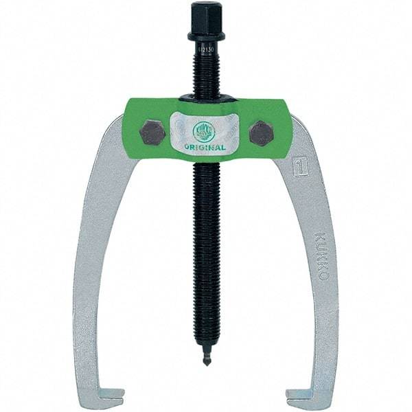 KUKKO - 2 Jaw, 1/2" to 3-7/8" Spread, 3 Ton Capacity, Jaw Puller - 3-7/8" Reach, For Bearings, Gears, Discs - Caliber Tooling