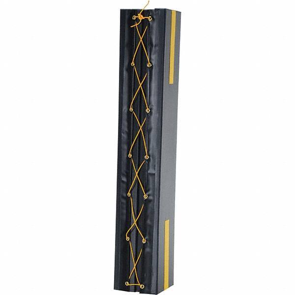 Vestil - 6" High, Column Protector - Fits 5" Columns, Black - Caliber Tooling