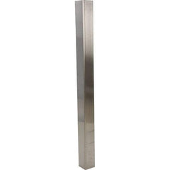 Vestil - 3-1/2" Long, Steel Corner Guard - Silver - Caliber Tooling