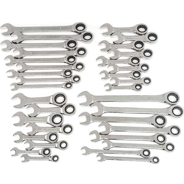 GearWrench - Wrench Sets Tool Type: Ratchet System of Measurement: Inch/Metric - Caliber Tooling