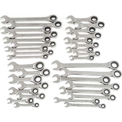 GearWrench - Wrench Sets Tool Type: Ratchet System of Measurement: Inch/Metric - Caliber Tooling