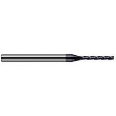 Harvey Tool - 7/32", 1-3/4" LOC, 1/4" Shank Diam, 4" OAL, 4 Flute, Solid Carbide Square End Mill - Exact Industrial Supply