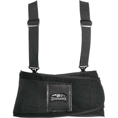 Back Supports; Type: Belt w/ Detachable Shoulder Straps; Support Type: Belt with Detachable Shoulder Straps; Belt Closure Type: Hook & Loop; Belt Material: Lycra Mesh; Size: Universal; Fits Maximum Waist Size (Inch): 48; 48 in; Fits Minimum Waist Size (In