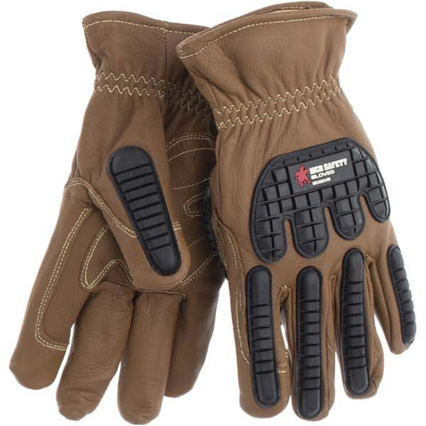 MCR Safety - Arc Flash & Flame Protection Gloves Protection Type: Arc Flash Material Type: Leather or Synthetic Leather - Caliber Tooling