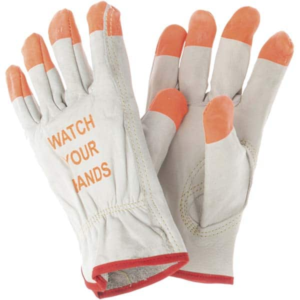 MCR Safety - Size S Leather Abrasion Protection Work Gloves - Caliber Tooling