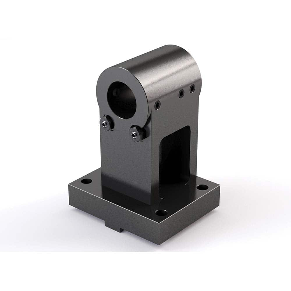 Global CNC Industries - Turret & VDI Tool Holders; Type: Okuma Howa ID Block ; Clamping System: 120mm X 80mm ; Tool Axis: ID ; Through Coolant: No ; Additional Information: 4 Mounting Holes - Exact Industrial Supply