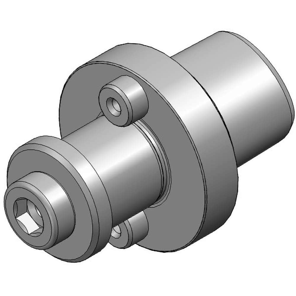 WTO - Modular Tool Holding System Adapters; Modular System Size: 1-1/4 ; Taper Size: C5 ; Projection (mm): 33 ; Through Coolant: Yes - Exact Industrial Supply