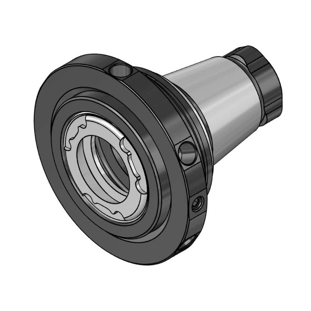 WTO - Modular Tool Holding System Adapters; Modular System Size: ER16 ; Taper Size: ER25QF ; Projection (mm): 7 ; Through Coolant: Yes - Exact Industrial Supply