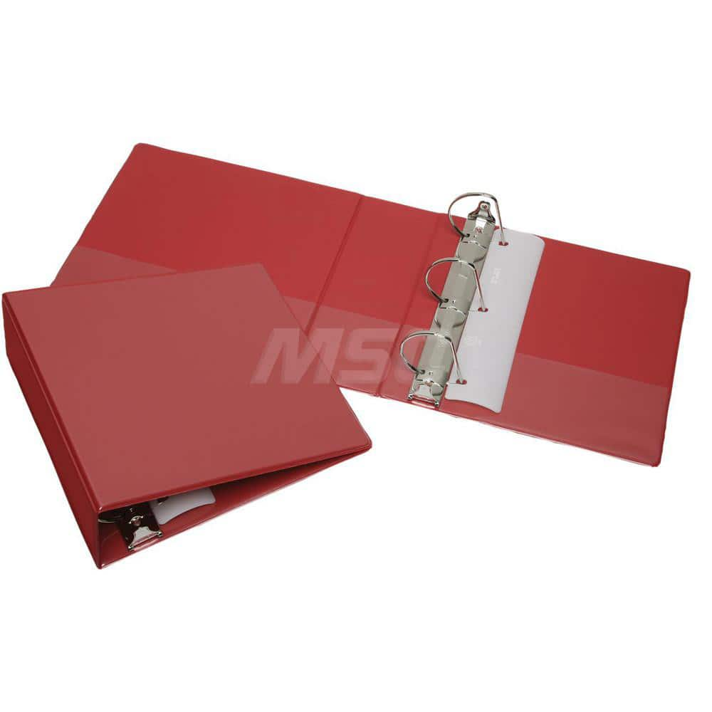 Ring Binders; Binder Type: 3 Hole Binder; Capacity: 3″; Color: Red; Material: Vinyl; Size: 8-1/2 x 11″; Minimum Order Quantity: Vinyl; Material: Vinyl