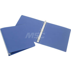 Ring Binders; Binder Type: 3 Hole Binder; Capacity: 1/2″; Color: Blue; Material: Polyethylene; Size: 8-1/2 X 11; Minimum Order Quantity: Polyethylene; Material: Polyethylene