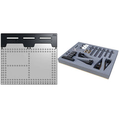 Phillips Precision - CMM Fixtures; Type: Vision Work Holding ; Plate Design: Magnetically Interlocking ; Material: Polycarbonate ; Thread Size: 1/4-20 ; Series: Open-Sight(TM) ; For Use With: Vision Inspection - Exact Industrial Supply