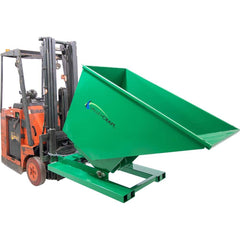 Valley Craft - Hoppers & Basket Trucks; Type: Self-Dumping Hopper ; Load Capacity (Lb.): 6000.000 ; Width (Inch): 35-1/2 ; Length (Inch): 66 ; Height (Inch): 49 ; Material: Steel - Exact Industrial Supply