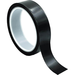 Bertech - Film Tape; Material Type: Polyimide ; Thickness (mil): 2.5000 ; Color: Black ; Adhesive Material: Silicone ; Width (Inch): 1-1/2 ; Length (Feet): 108.000 - Exact Industrial Supply