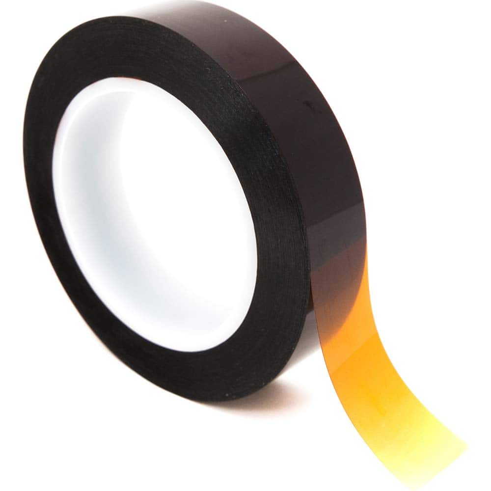 Bertech - Film Tape; Material Type: Polyimide ; Thickness (mil): 6.5000 ; Color: Amber ; Adhesive Material: Silicone ; Width (Inch): 5/16 ; Length (Feet): 108.000 - Exact Industrial Supply