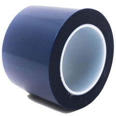 Bertech - Masking & Painters Tape; Tape Type: High Temperature Masking Tape ; Material Type: Polyester Film ; Width (Inch): 5 ; Length (Feet): 216.000 ; Length (yd): 72.00 ; Color: Blue - Exact Industrial Supply