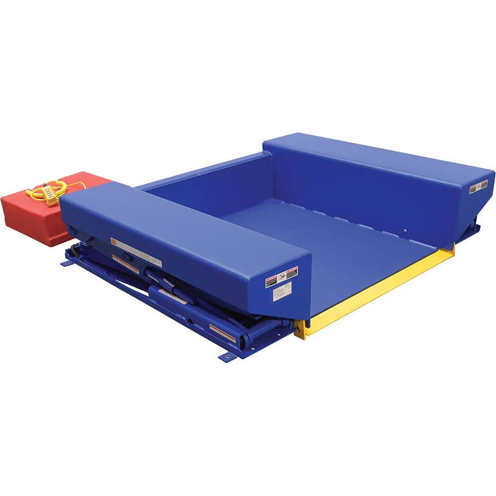 Vestil - Tilting Tables; Type: Electric Hydraulic Ground ; Load Capacity (Lb.): 4000.000 ; Tilt Angle: 45 ; Control Type: Hand ; Phase: 3-Phase ; Voltage: 460 - Exact Industrial Supply