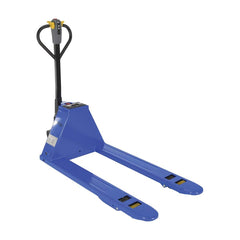 Vestil - Pallet Trucks/Jacks; Type: Electric Pallet Truck ; Load Capacity (Lb.): 3000.000 ; Overall Width (Inch): 27 ; Length of Forks (Inch): 48 ; Fork Width (Inch): 27 ; Low Height (Inch): 3-13/64 - Exact Industrial Supply